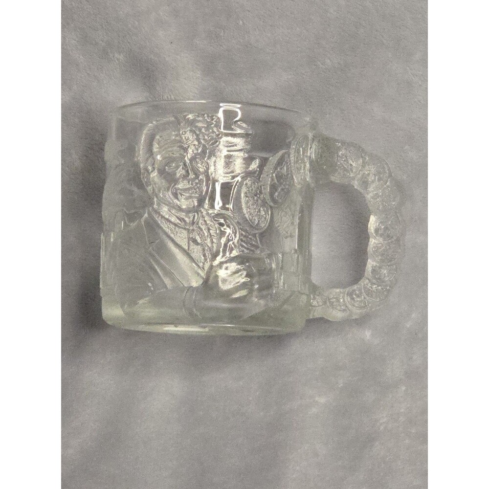 1995 McDonald’s Batman Forever Glass Mug – Two Face, Preowned